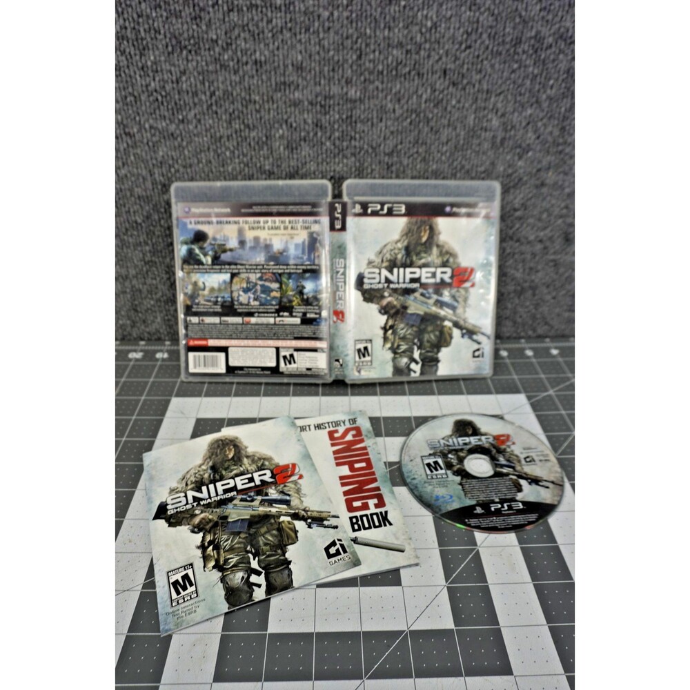 Sniper 2 Ghost Warrior Sony Playstation 3 PS3 Complete Case Instructions